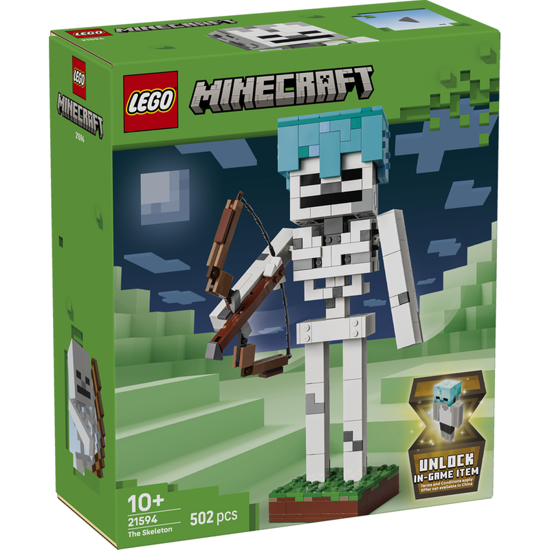 LEGO Minecraft #21594 The Skeleton set box