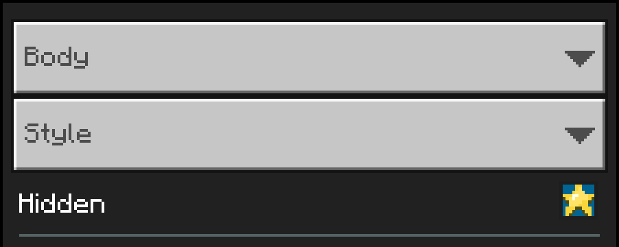 Hidden Character Creator Items on Minecraft Bedrock
