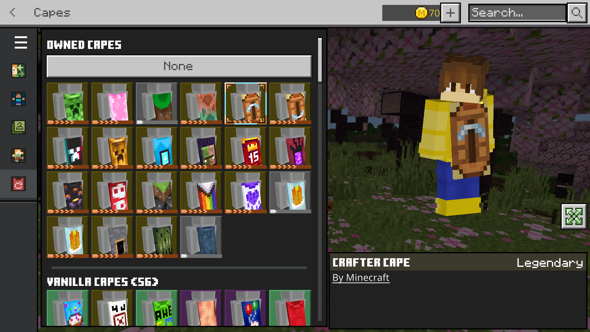 Minecraft Bedrock Custom Capes